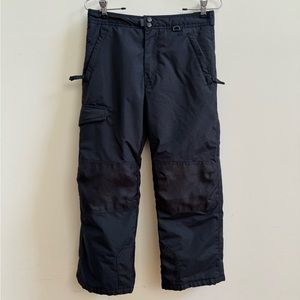 EUC! Slalom Youth Size Large Black Ski Pants Snow Snowboard Winter Kids Child
